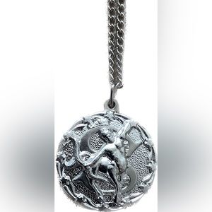 Sagittarius zodiac unisex pendant necklace new Vintage